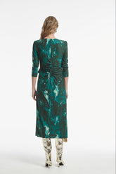 Vestido Pater Punto Estampado Doble Cara